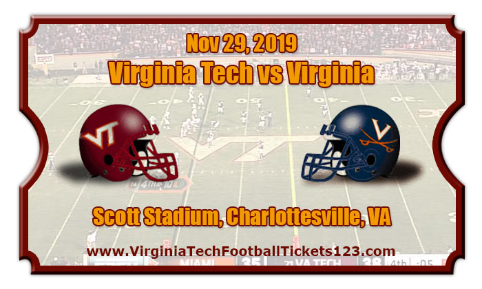 Virginia Tech Hokies Vs Virginia Cavaliers Football Tickets | 11/29/19